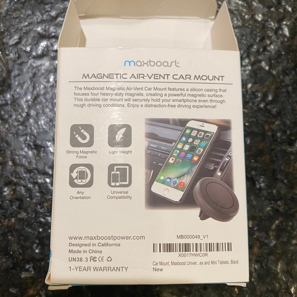 Maxboost phone mount magnetic air vent 2 pack - Picture 3 of 3